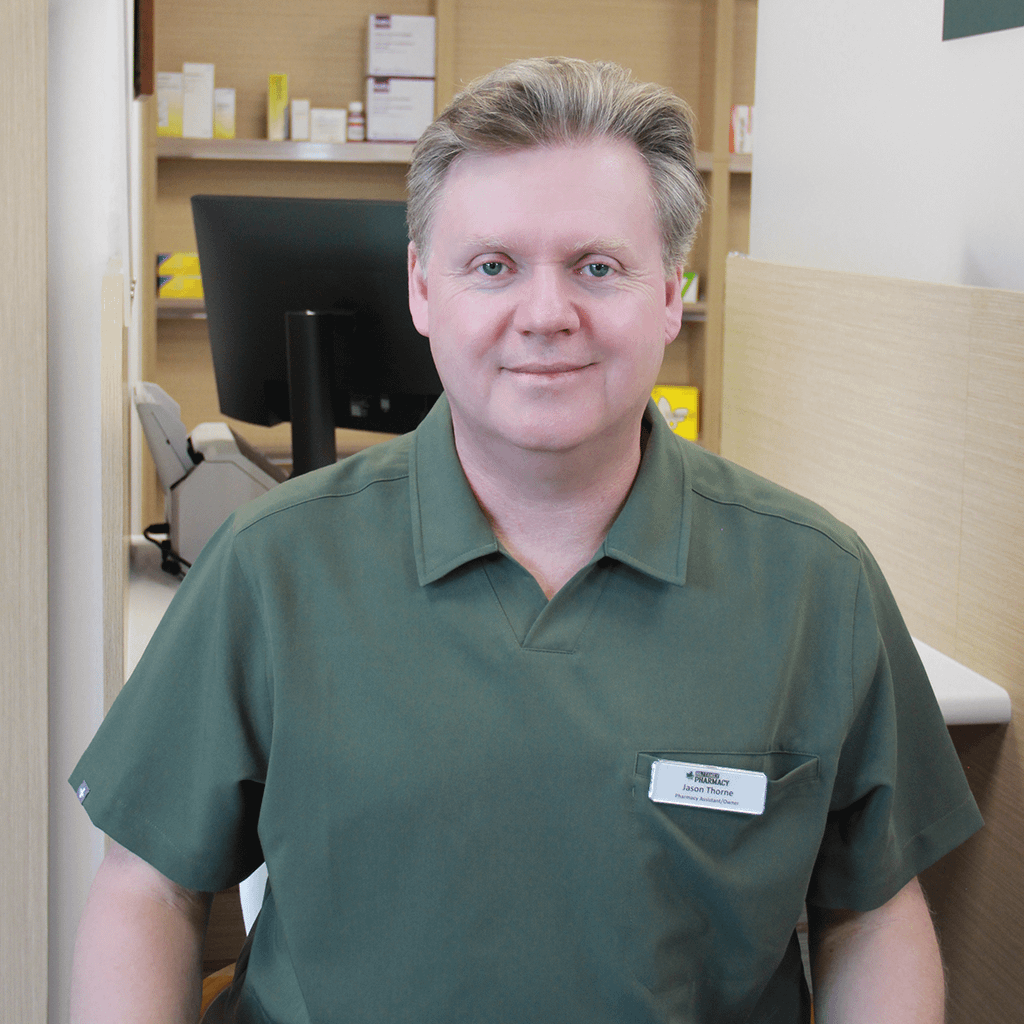 Jason Thorne, owner of H&J Family Pharmacy in Langford, BC